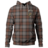 Clan Cameron of Erracht Weathered Tartan Hoodie Crest IRYDUDKP-1 Cameron of Erracht Weathered Tartan Hoodies
